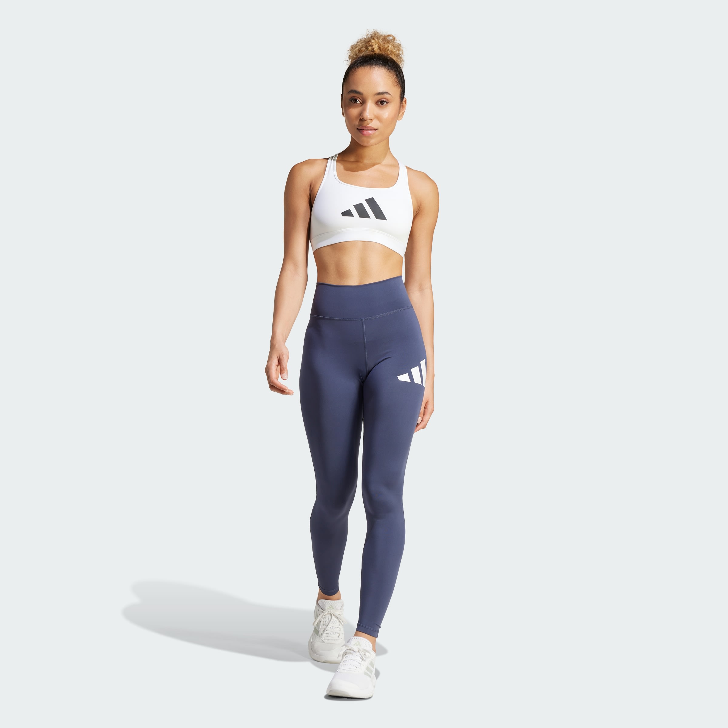 Top Deportivo Powerreact Big Logo Estampado adidas Mujer — imagen 7
