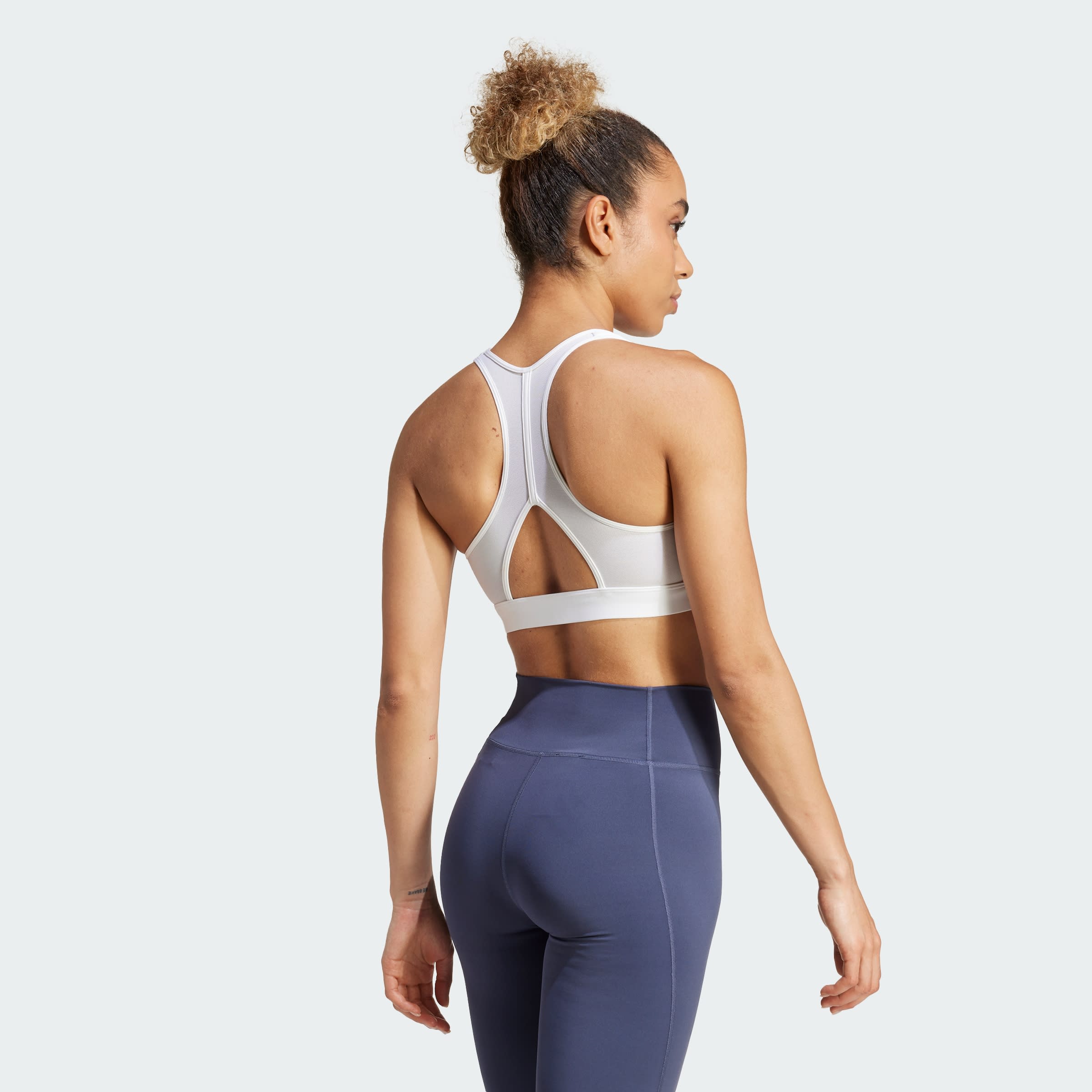 Top Deportivo Powerreact Big Logo Estampado adidas Mujer — imagen 4