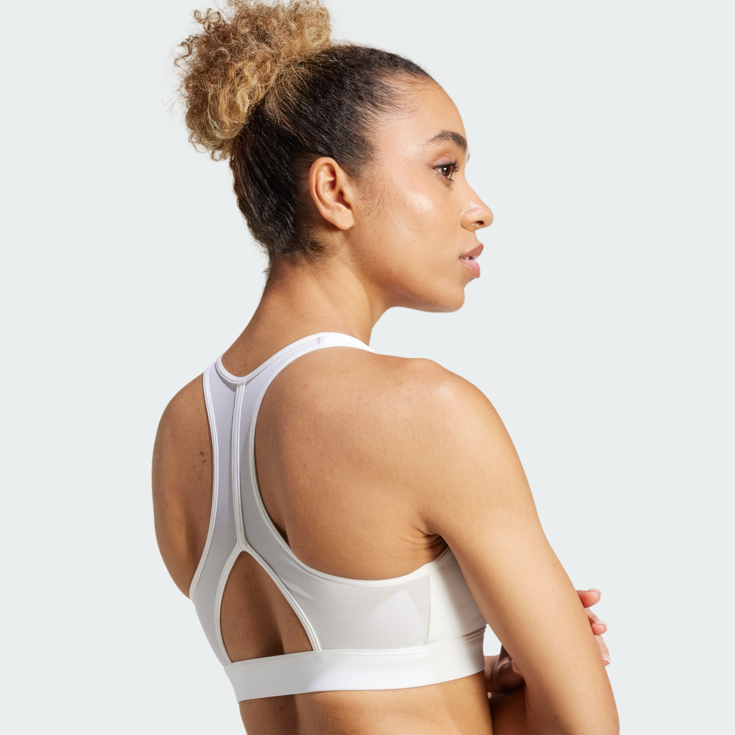 Top Deportivo Powerreact Big Logo Estampado adidas Mujer — imagen 9