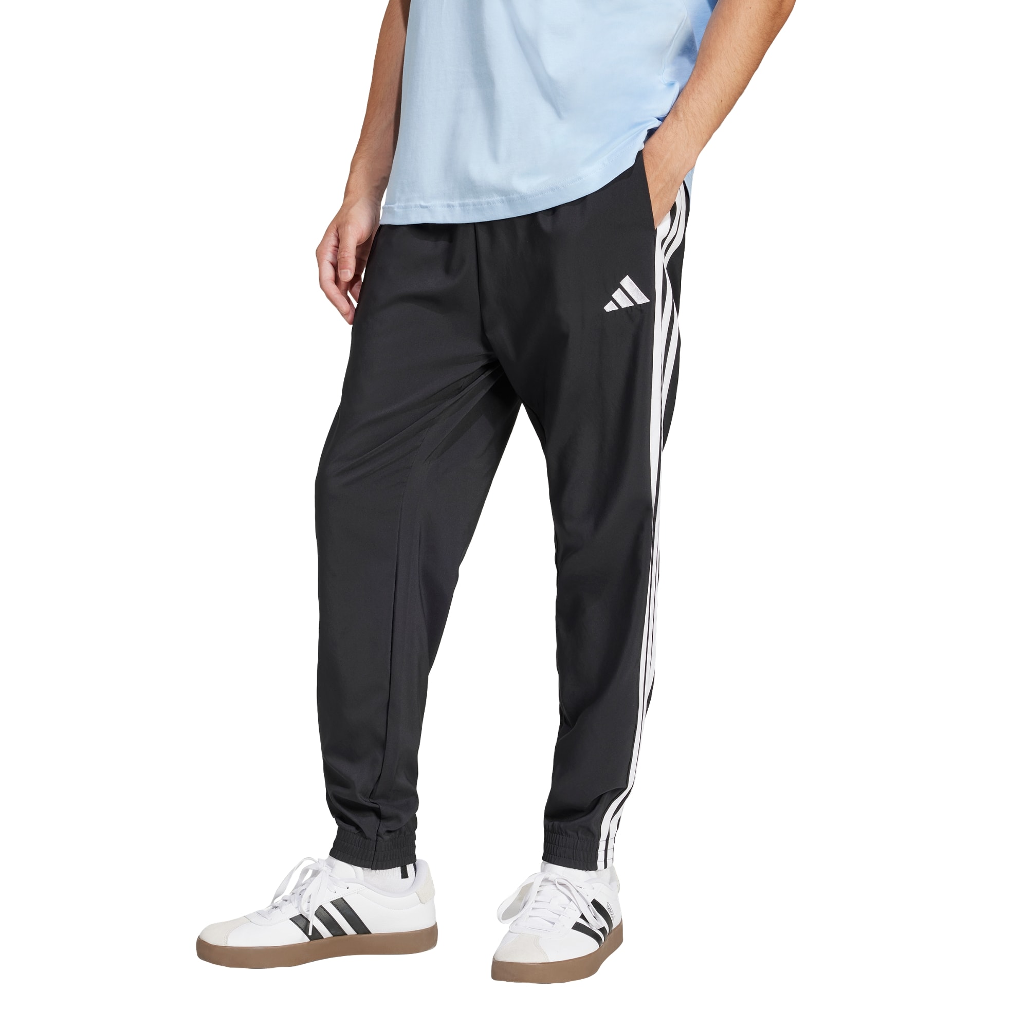 Pantalón Essentials 3 Tiras Tejido adidas Hombre — imagen 2