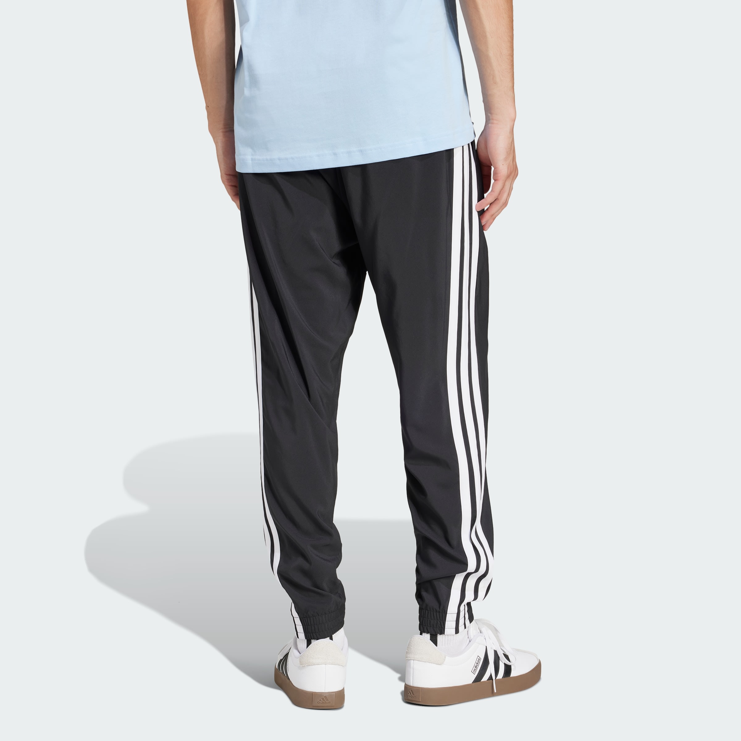 Pantalón Essentials 3 Tiras Tejido adidas Hombre — imagen 4