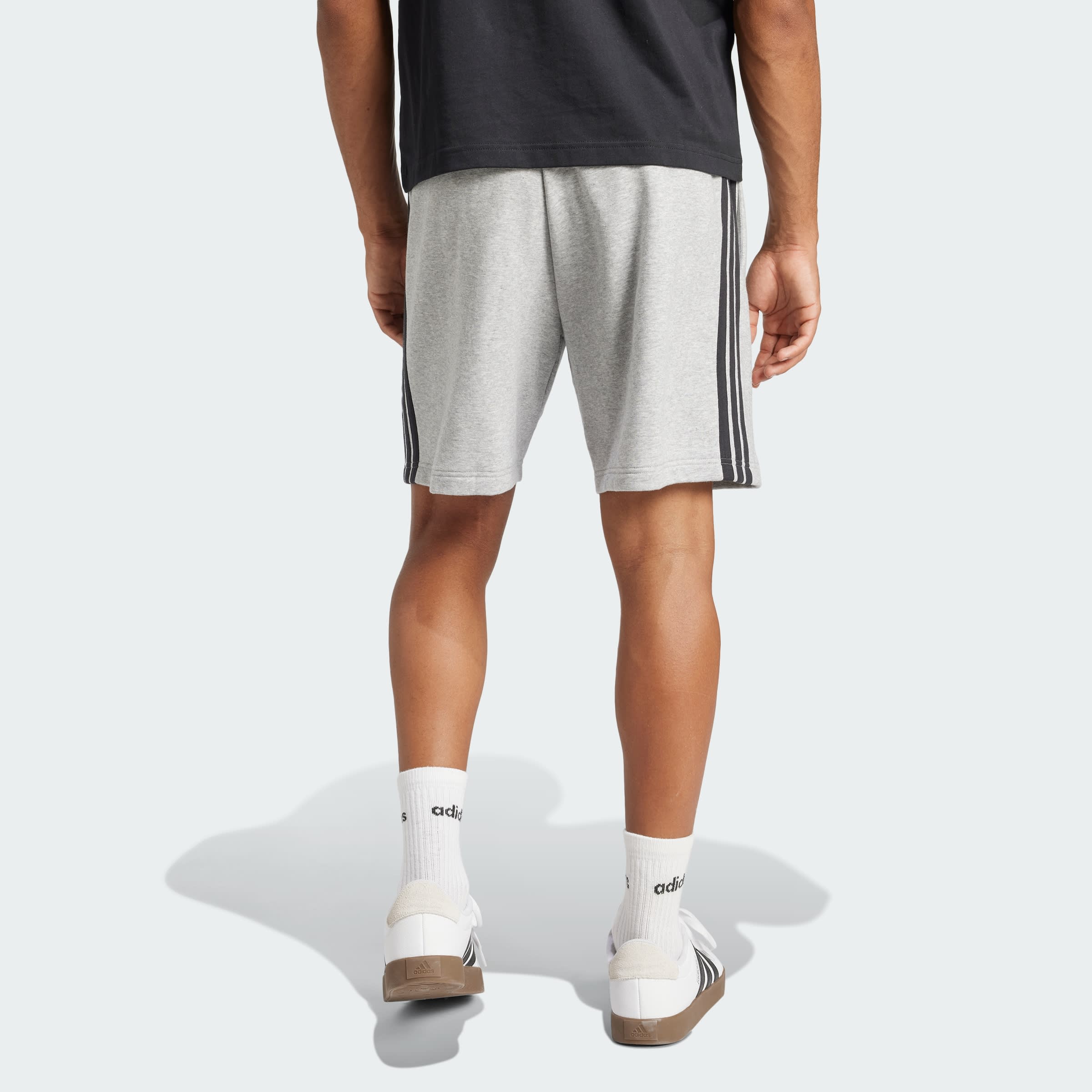 Shorts Essential 3 Tiras Felpa Francesa adidas Hombre — imagen 4