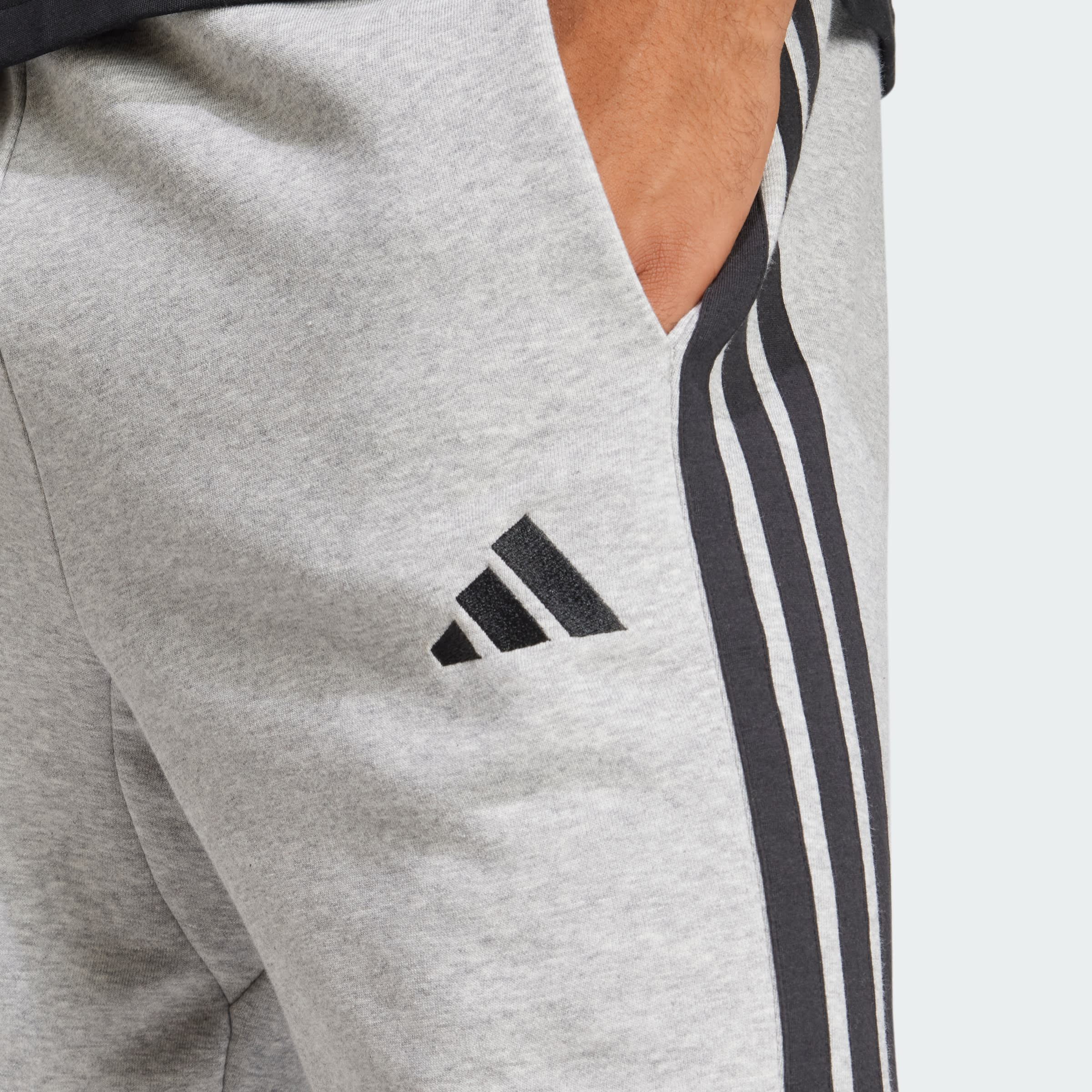 Shorts Essential 3 Tiras Felpa Francesa adidas Hombre — imagen 6