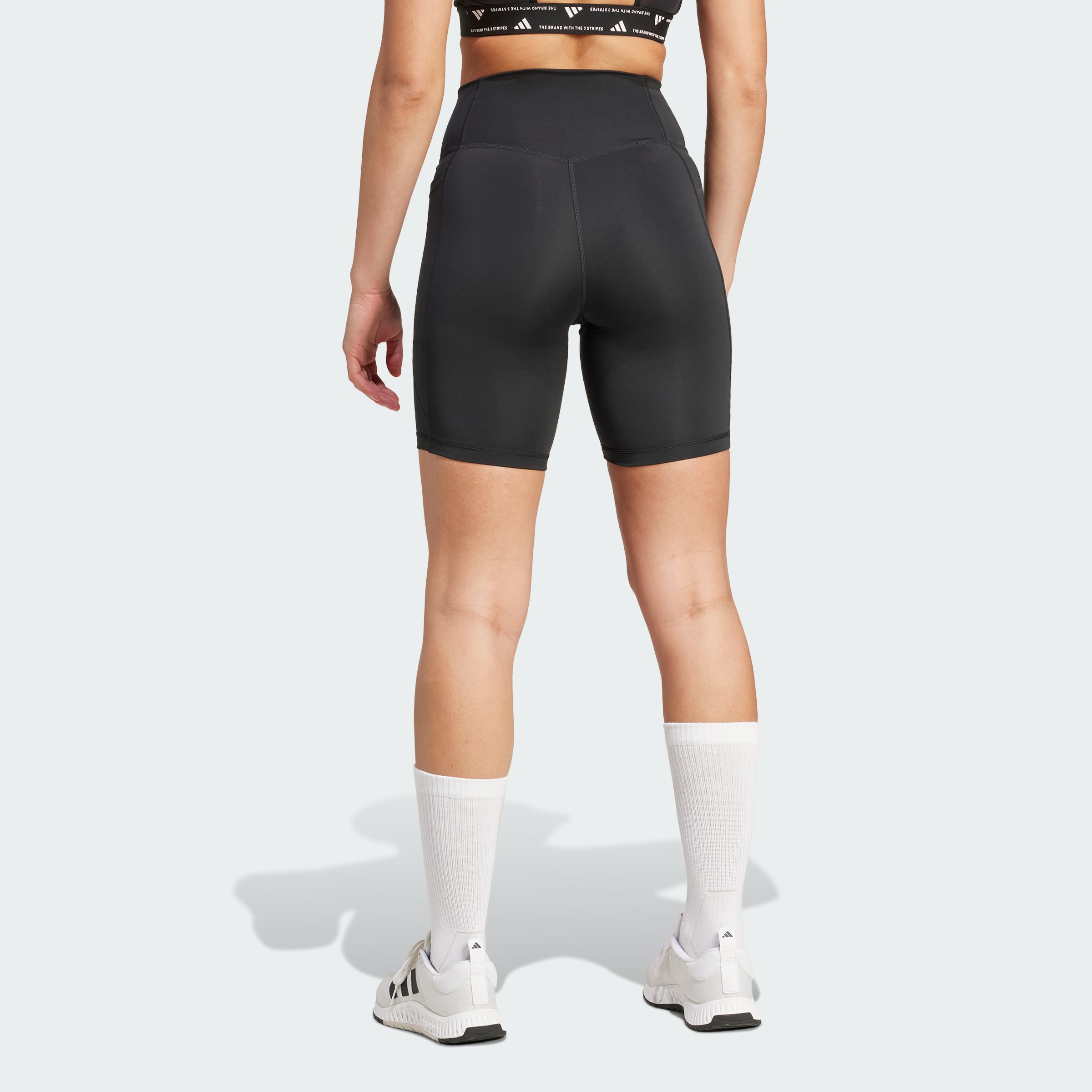 Calzas Cortas Optime Essentials Stash Pocket 7 Pulgadas adidas Mujer — imagen 5