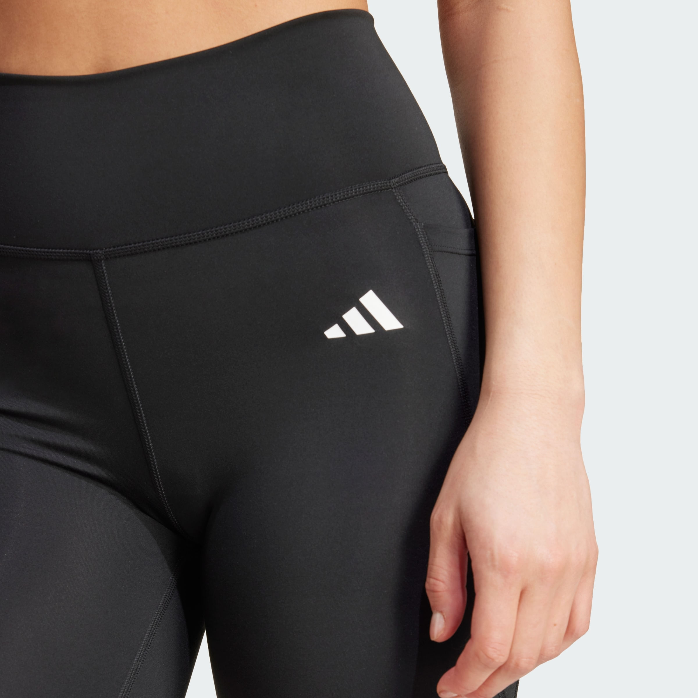 Calzas Cortas Optime Essentials Stash Pocket 7 Pulgadas adidas Mujer — imagen 8