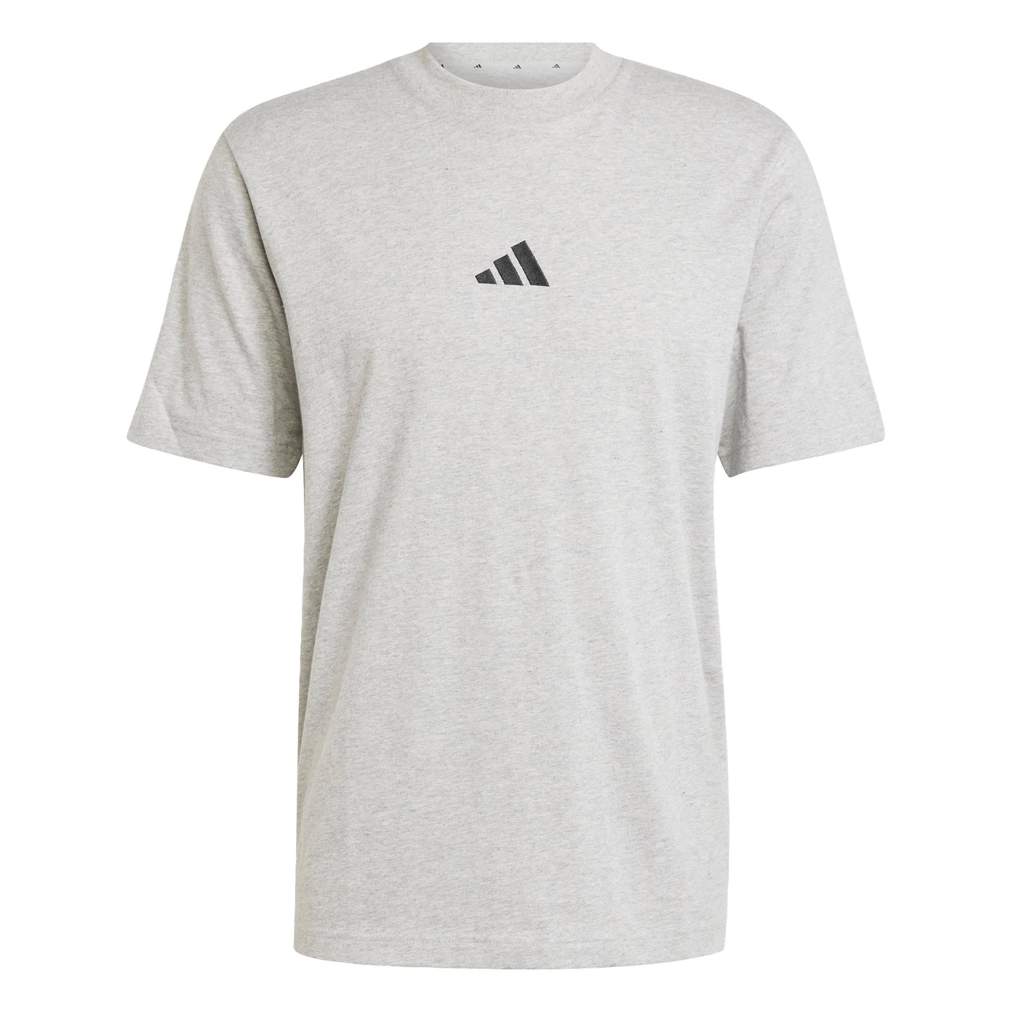 Remera Playera Essentials Logo Pequeño Tejido Jersey adidas Hombre