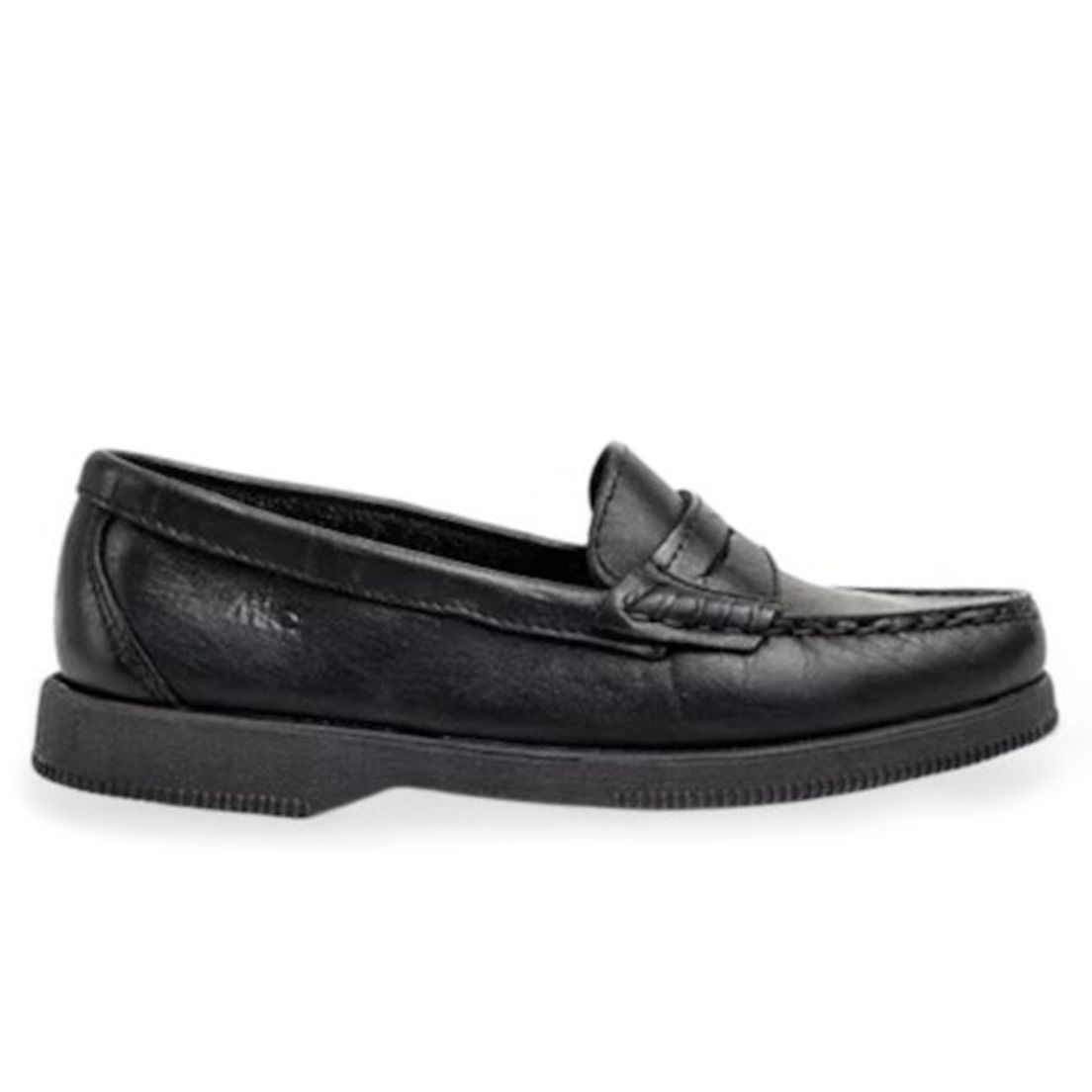 Zapatos Náuticos Mocassino Alsa Negros De Niños