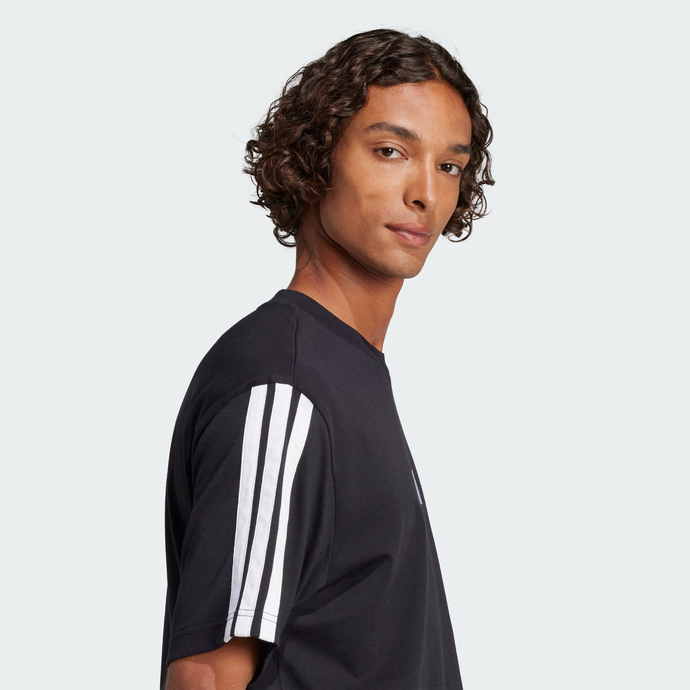 Remera Essentials 3 Tiras Tejido Jersey adidas Hombre — imagen 6