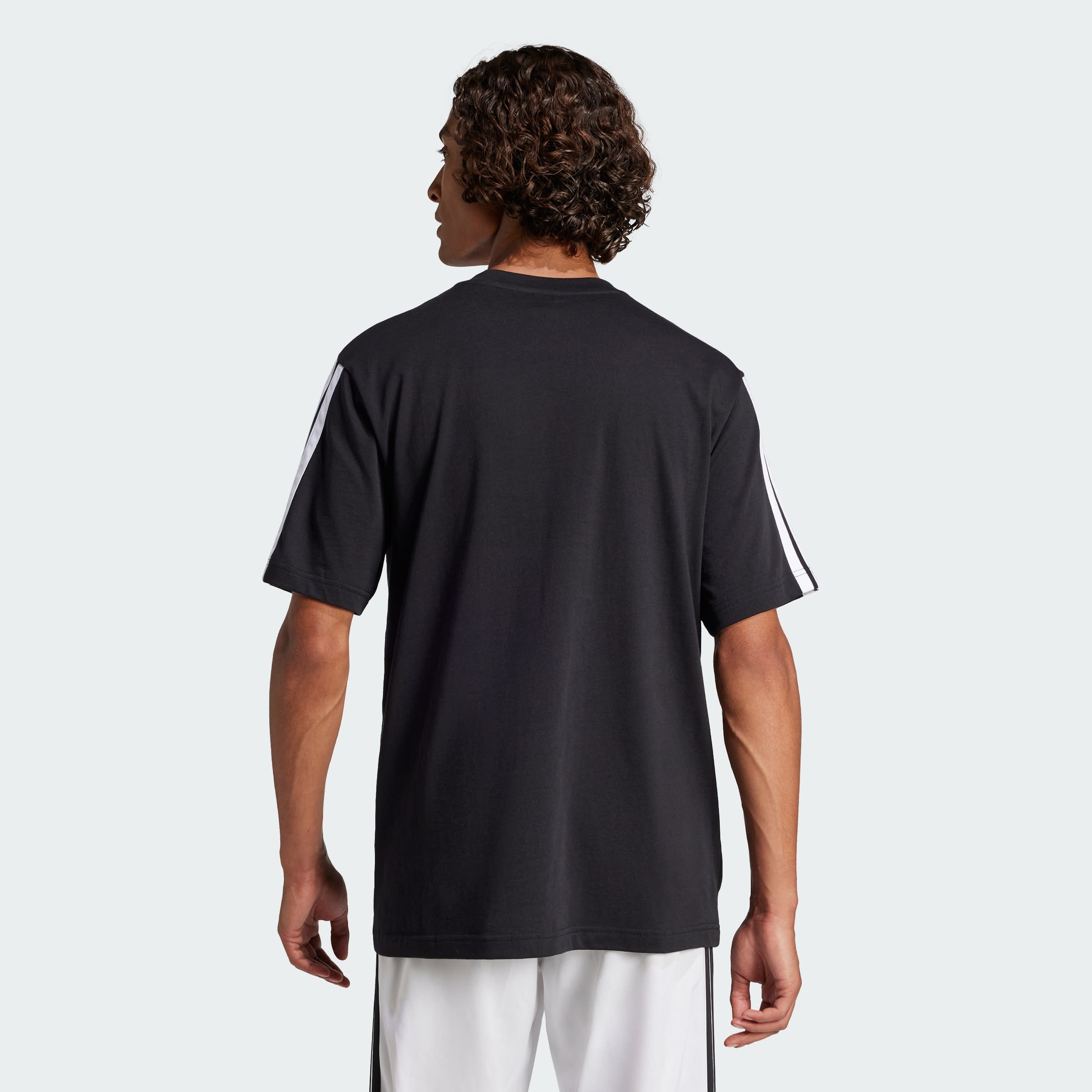 Remera Essentials 3 Tiras Tejido Jersey adidas Hombre — imagen 4