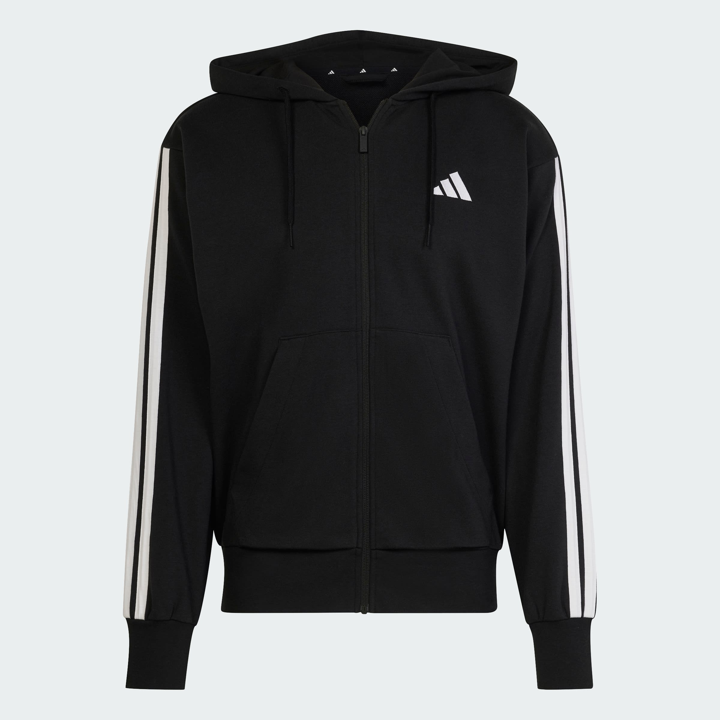 Campera Essentials 3 Tiras Felpa Francesa adidas Hombre — imagen 3