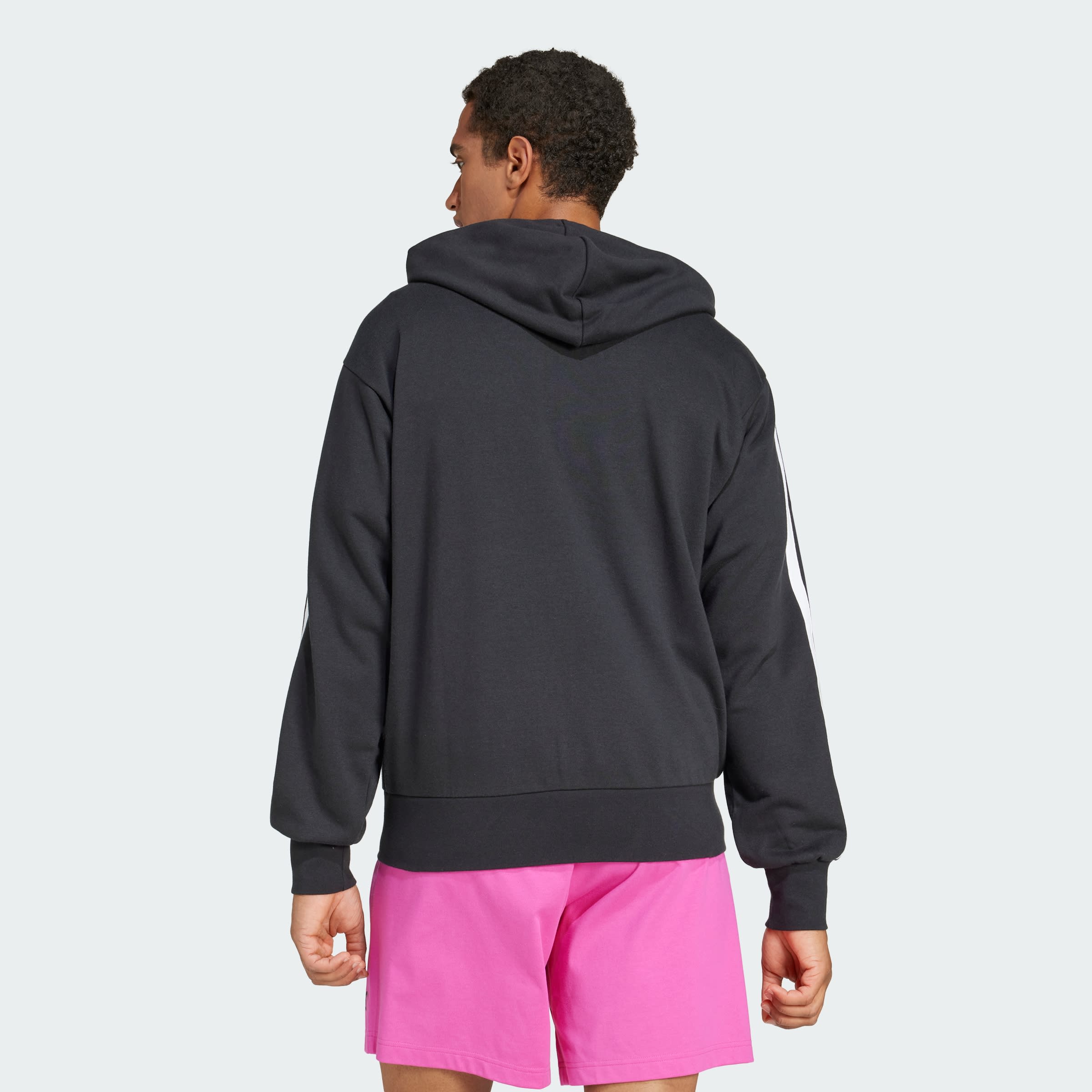 Campera Essentials 3 Tiras Felpa Francesa adidas Hombre — imagen 4