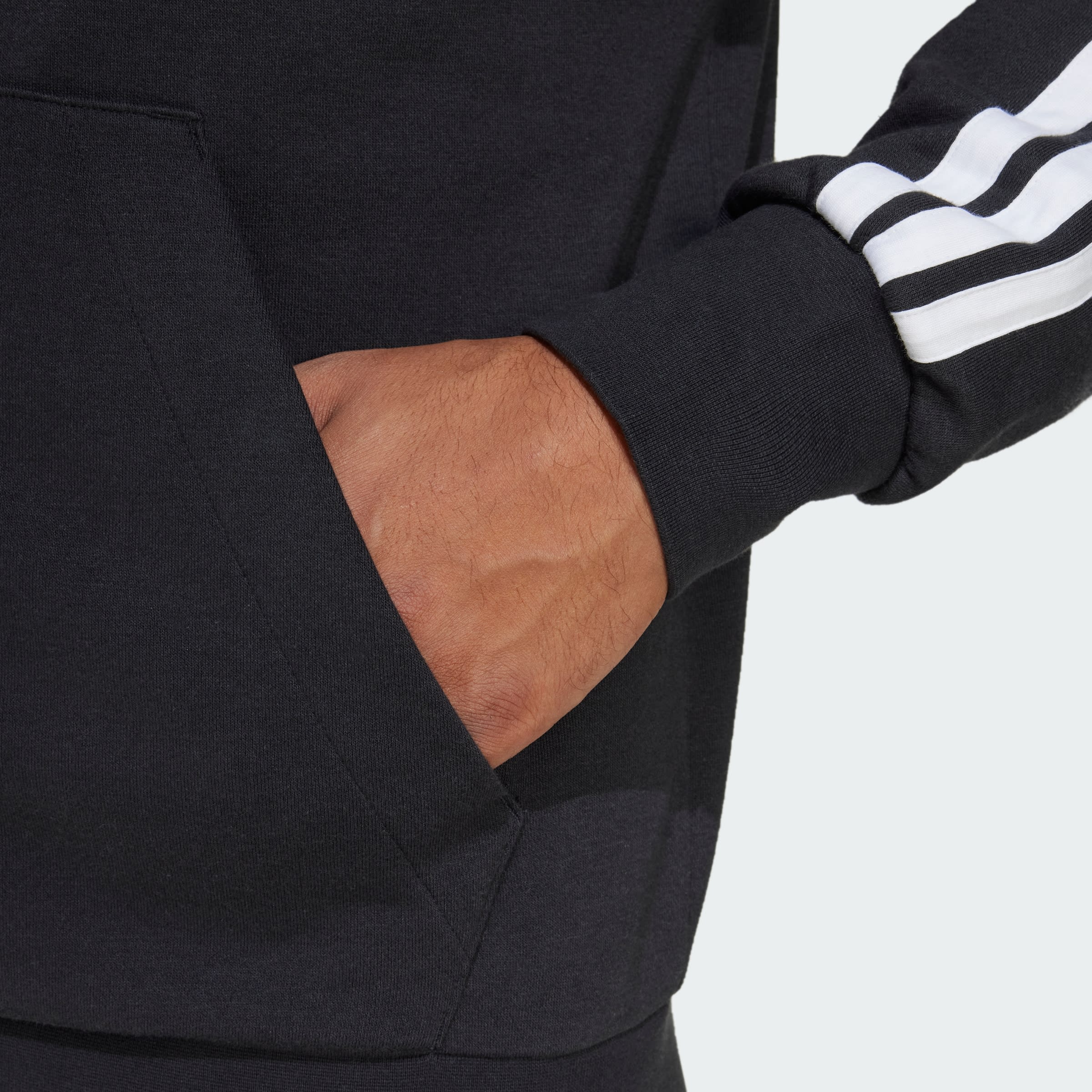 Campera Essentials 3 Tiras Felpa Francesa adidas Hombre — imagen 7