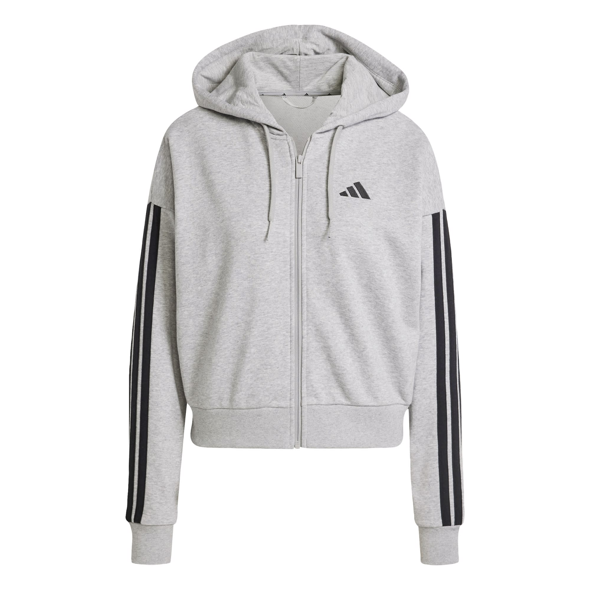 Buzo Campera con capucha Essentials French Terry 3 Tiras adidas Mujer
