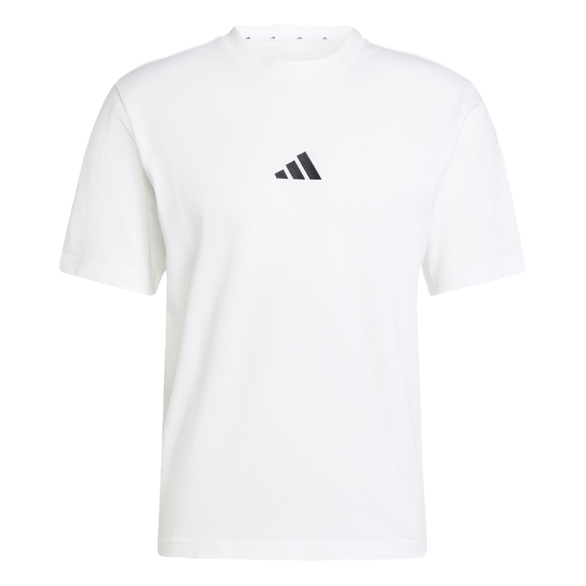 Remera Essentials Logo Pequeño Tejido Jersey adidas Hombre