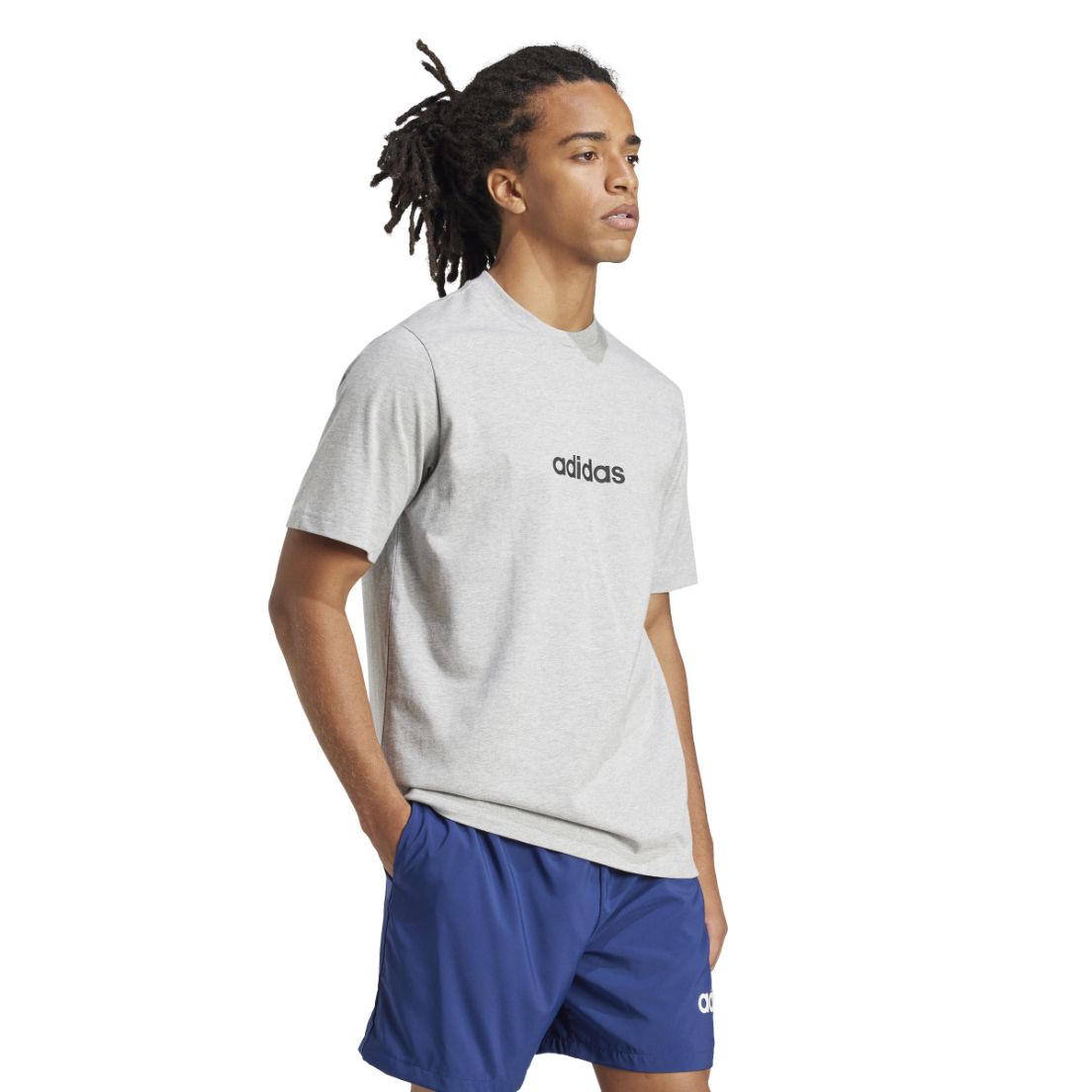 Remera adidas Essentials Linear De Hombre — imagen 4