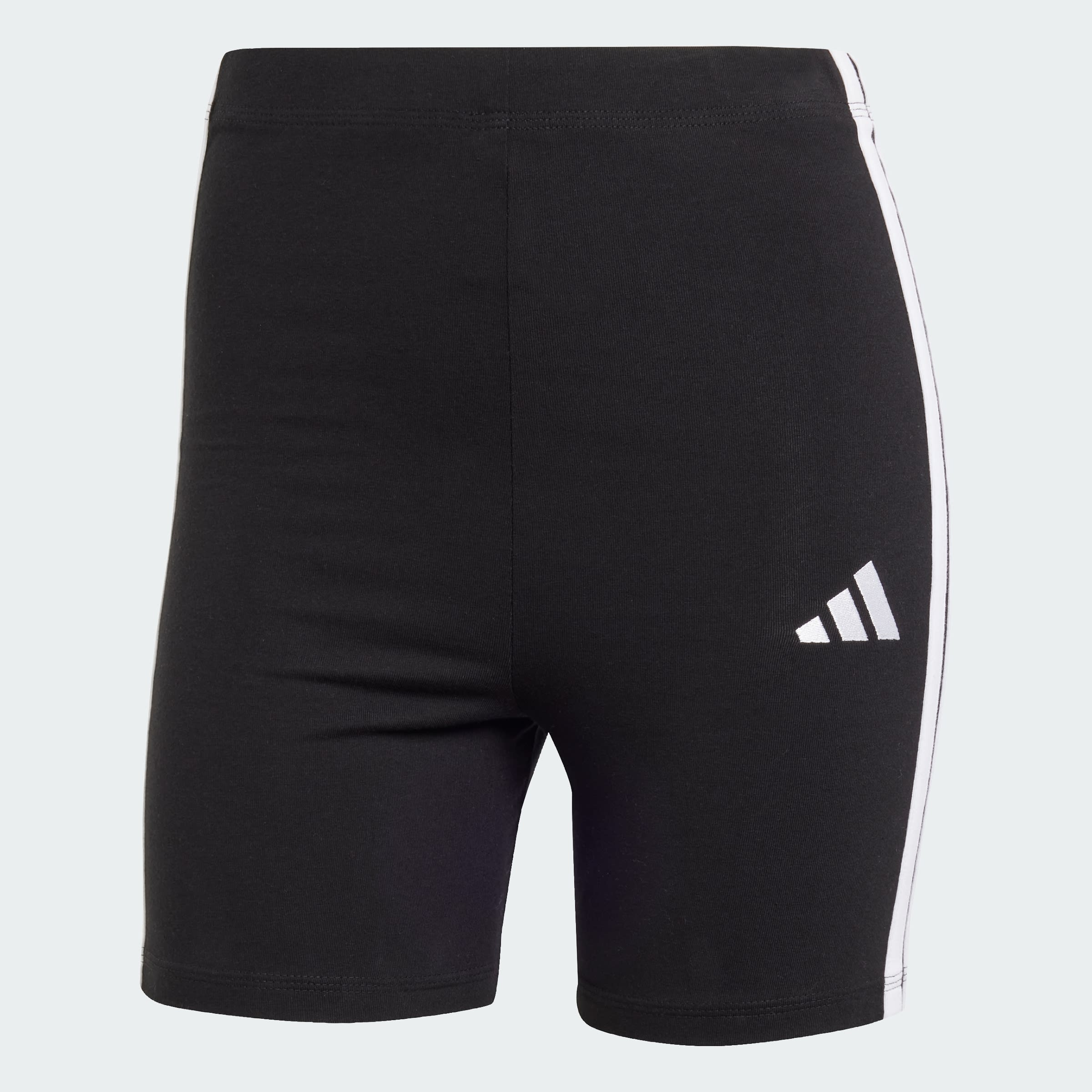 Calza Biker Shorts Essentials 3 Tiras Tiro Alto adidas Mujer — imagen 3