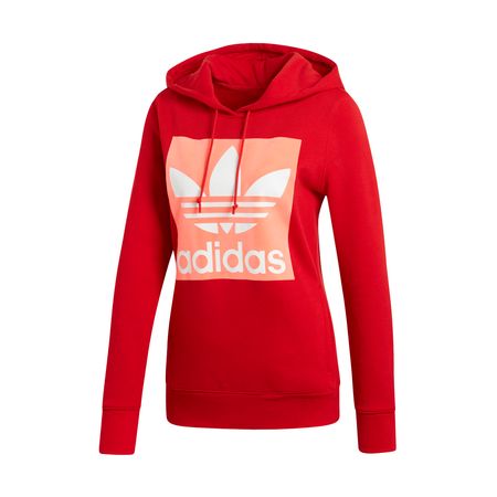buzo adidas mujer rojo