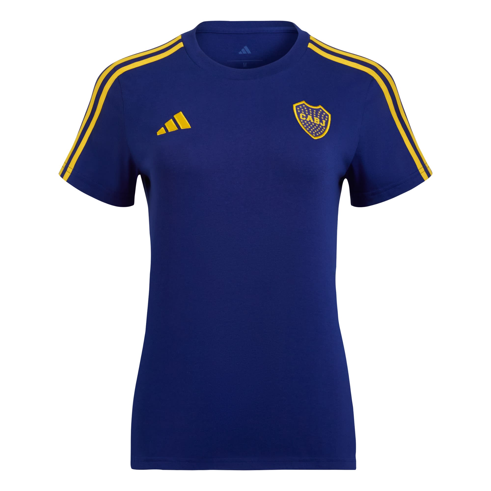Remera Boca Juniors 3 Tiras adidas Mujer