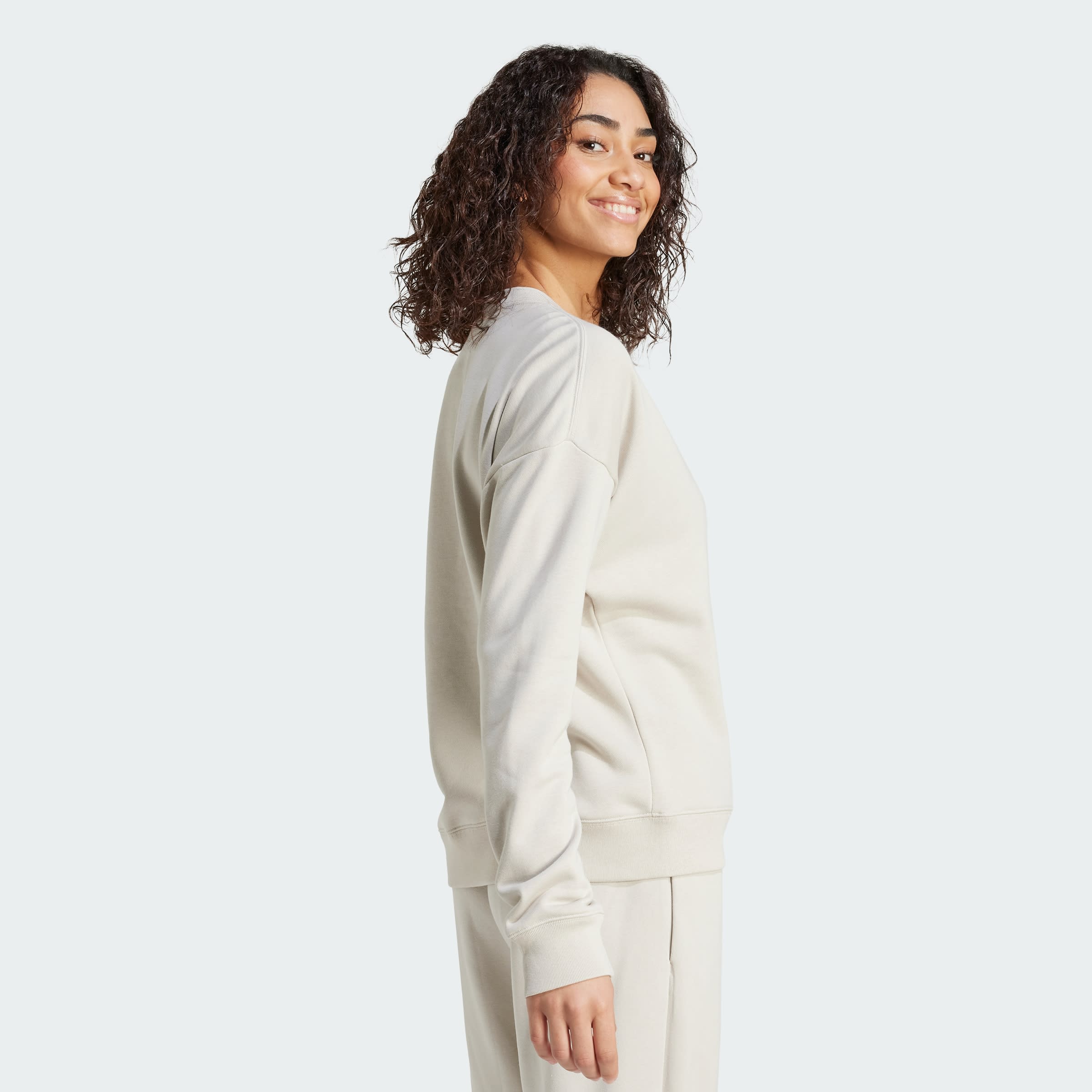 Buzo Essentials Linear Felpa Francesa adidas Mujer — imagen 4
