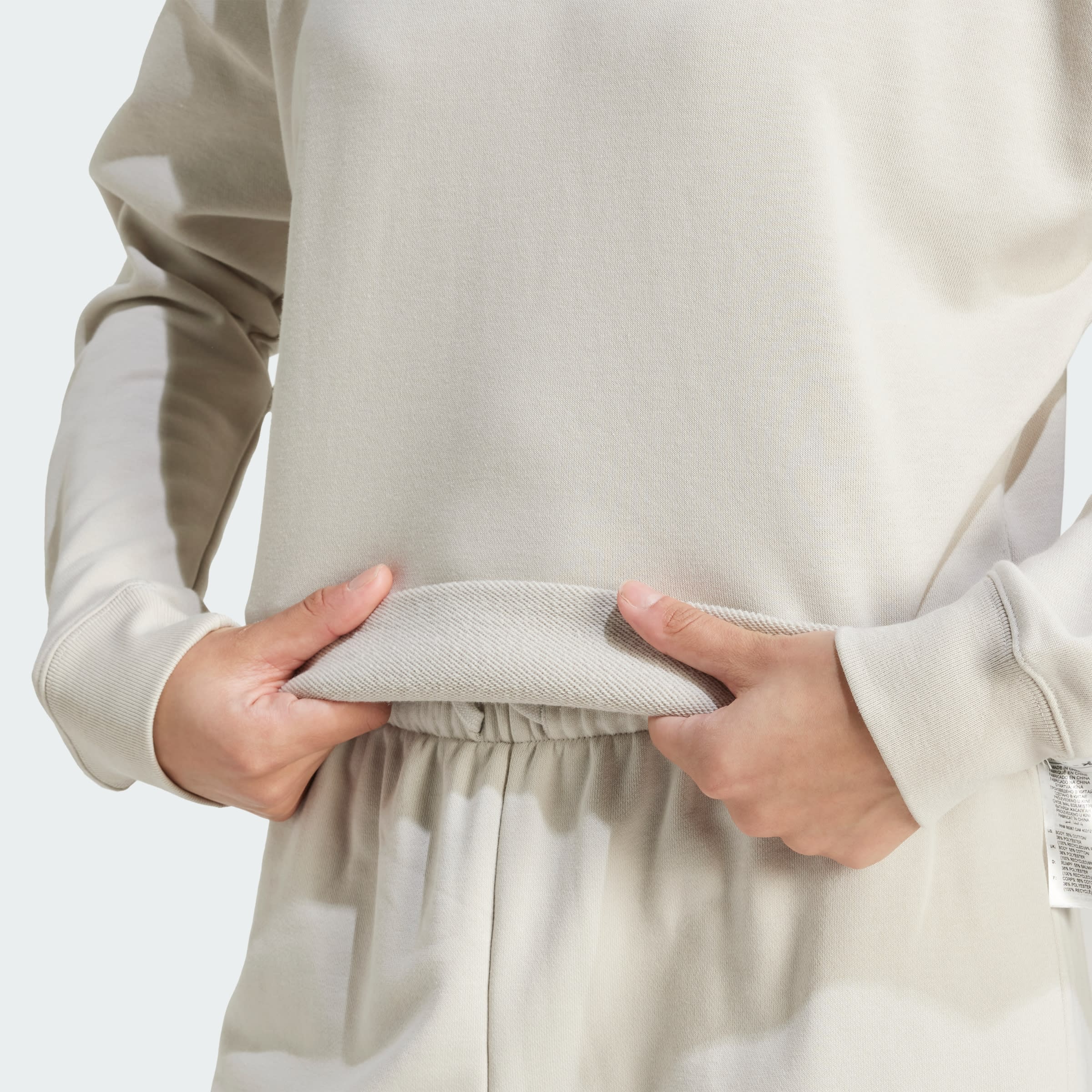 Buzo Essentials Linear Felpa Francesa adidas Mujer — imagen 7