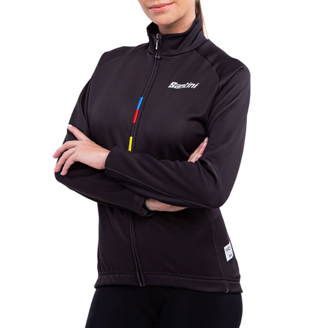 Campera Santini Rainbow UCI Official Unisex — imagen 2