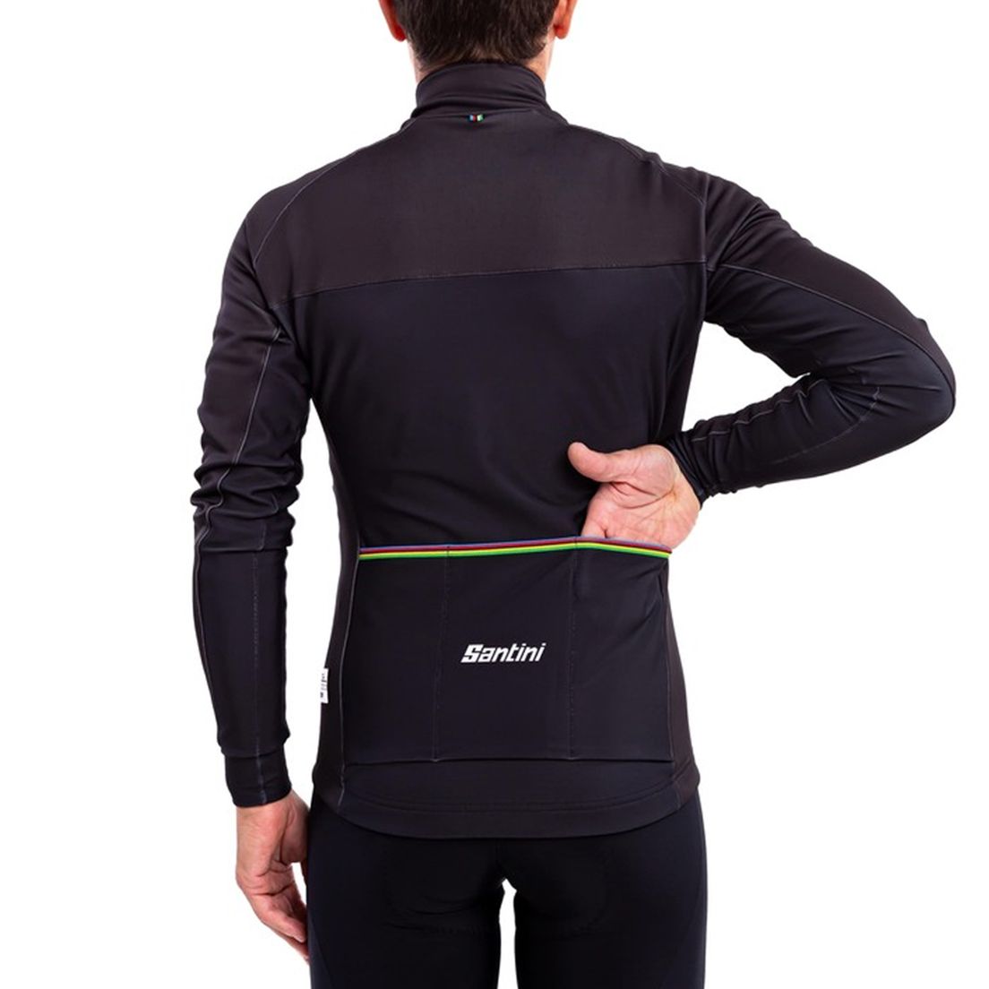 Campera Santini Rainbow UCI Official Unisex — imagen 3