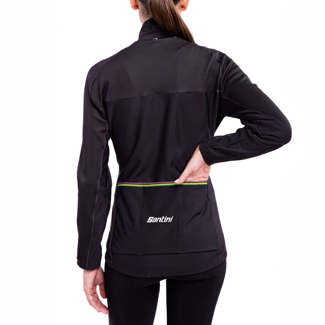 Campera Santini Rainbow UCI Official Unisex — imagen 4