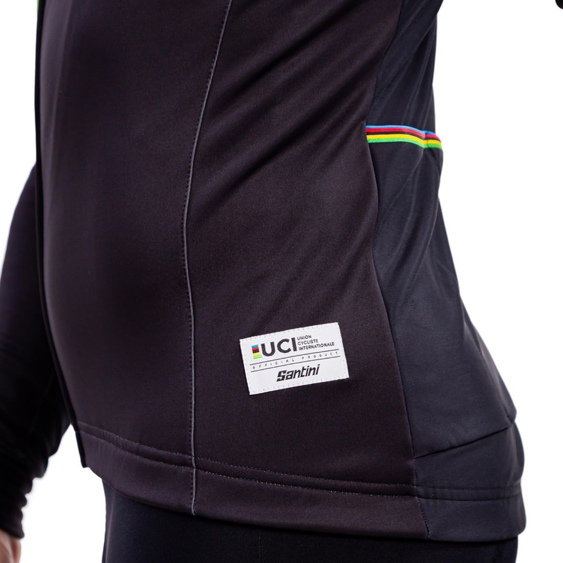 Campera Santini Rainbow UCI Official Unisex — imagen 5