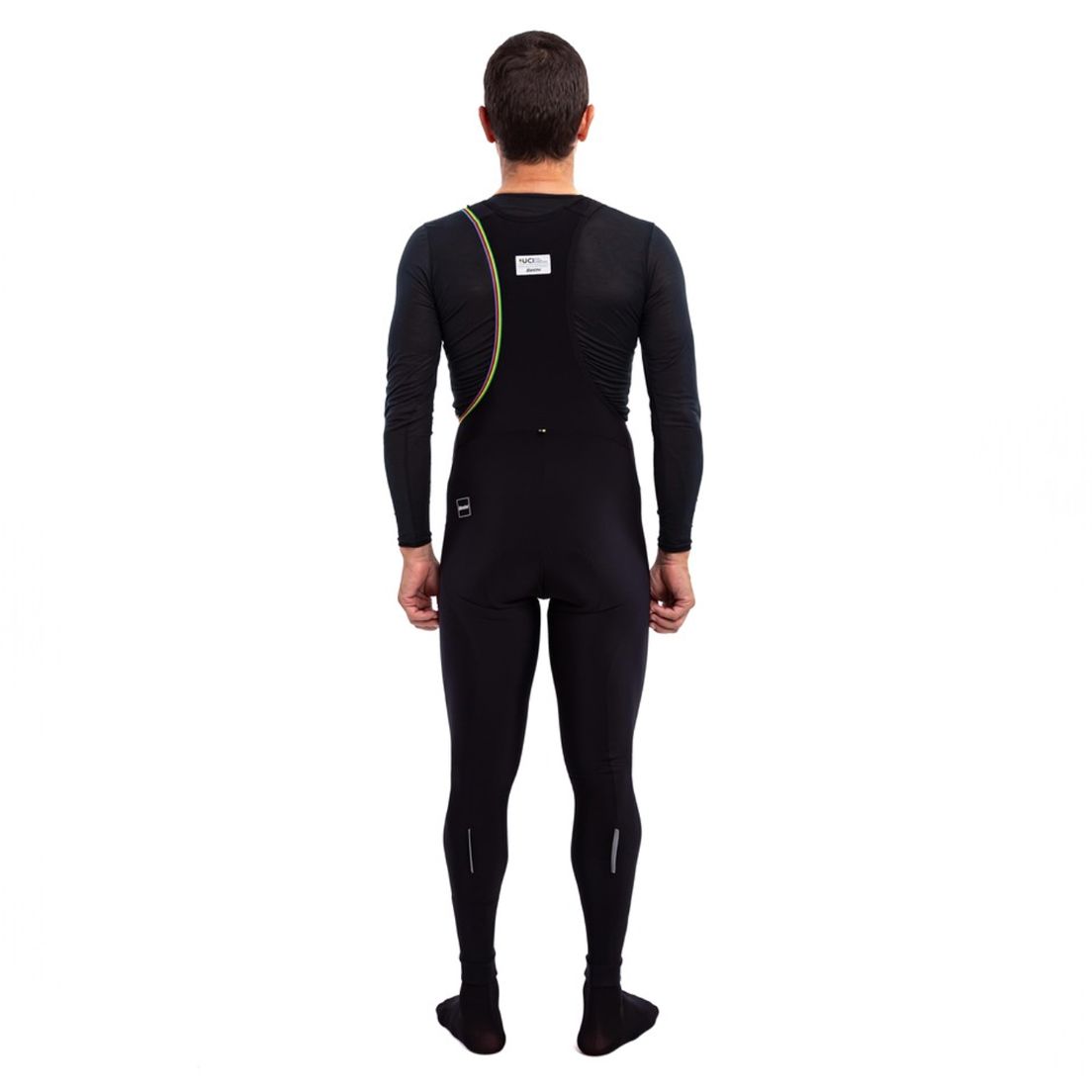 Calza De Ciclismo Santini Rainbow Official UCI De Hombre — imagen 2
