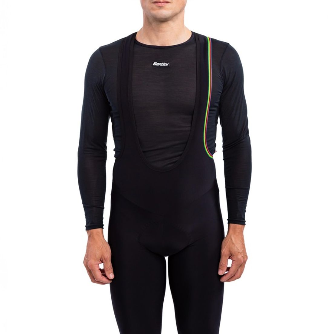 Calza De Ciclismo Santini Rainbow Official UCI De Hombre — imagen 3