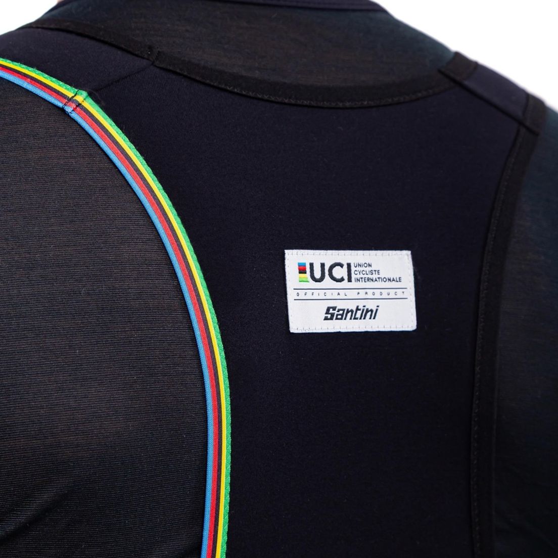 Calza De Ciclismo Santini Rainbow Official UCI De Hombre — imagen 6