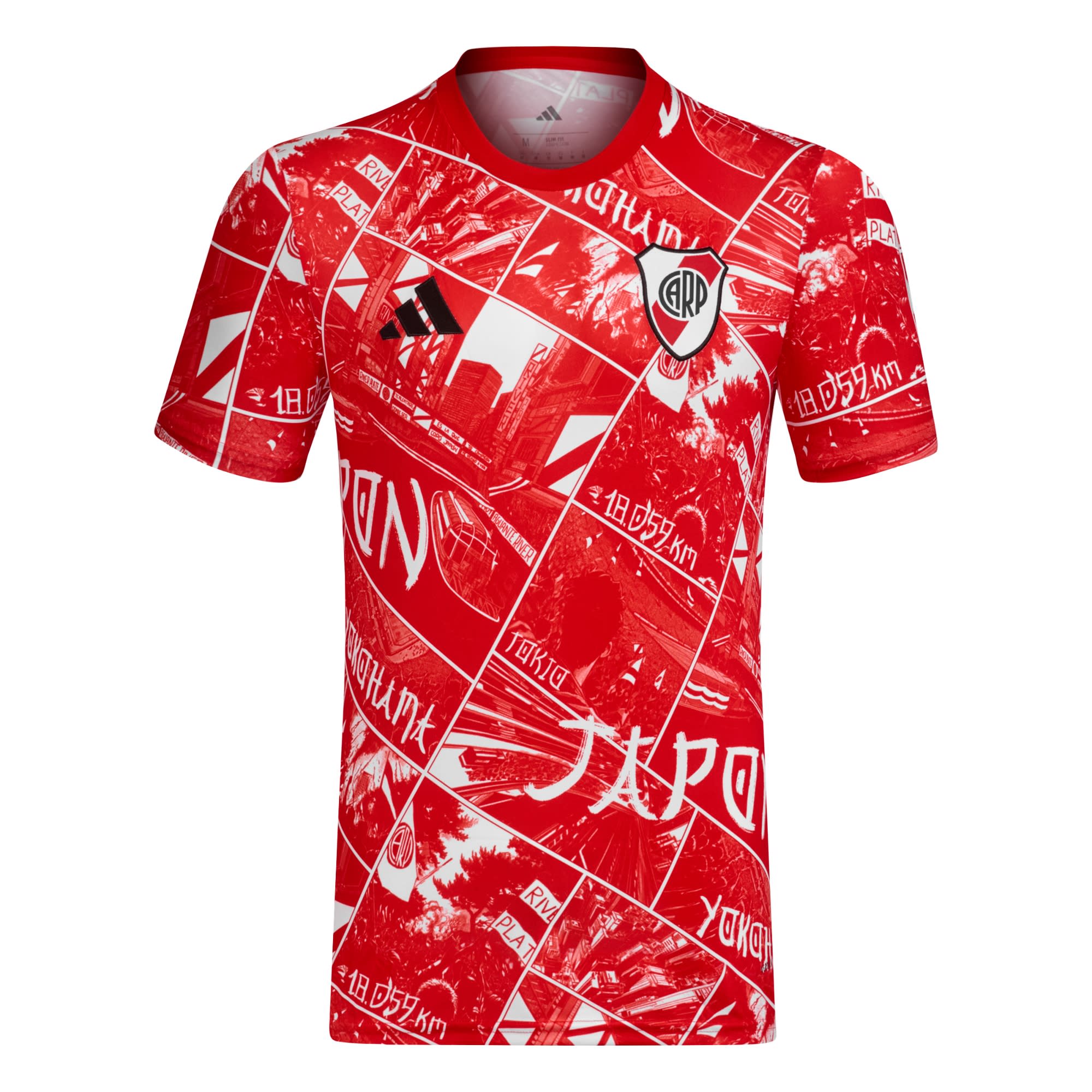 Camiseta Pre Partido de River Plate 25/26 adidas Hombre