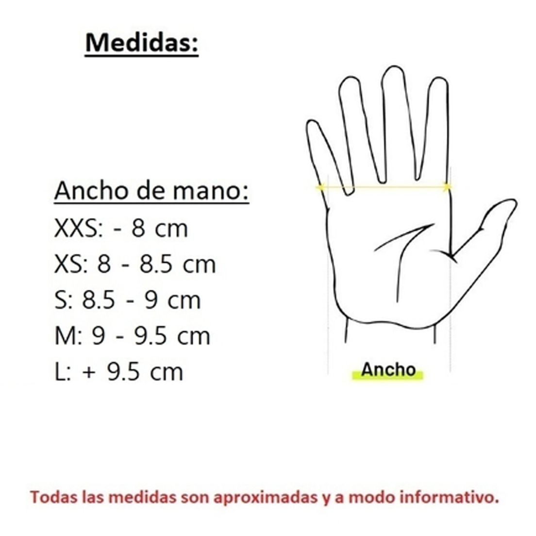 Guante Grays Touch Pro Mano Izquierda Talle M — imagen 3