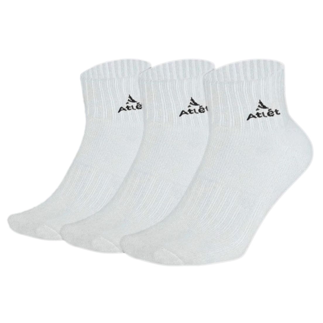 Medias Atlét Quarter Pack X 3 De Mujer
