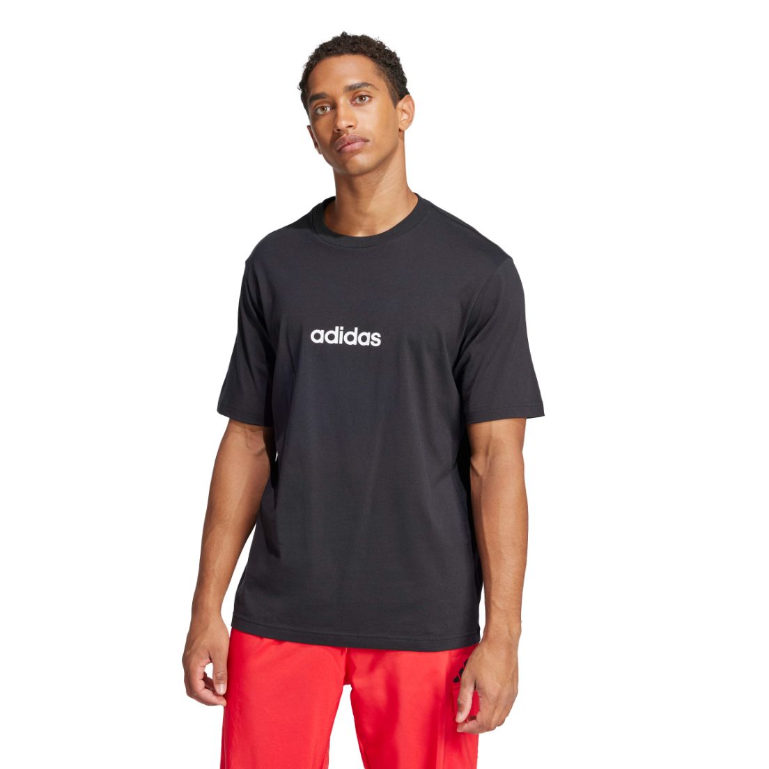 Remera adidas Essentials Linear De Hombre — imagen 3