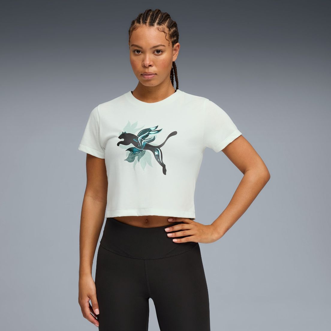 Remera Puma Green Terrains Fashion De Mujer — imagen 3