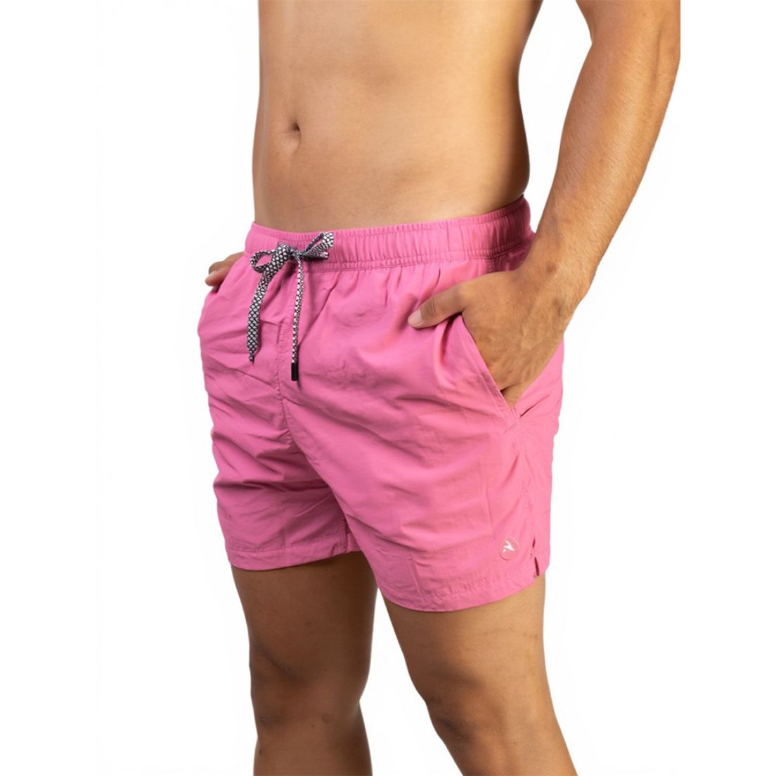 Short De Baño Atlét Liso De Hombre