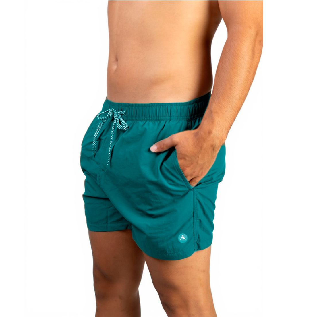 Short De Baño Atlét Liso De Hombre
