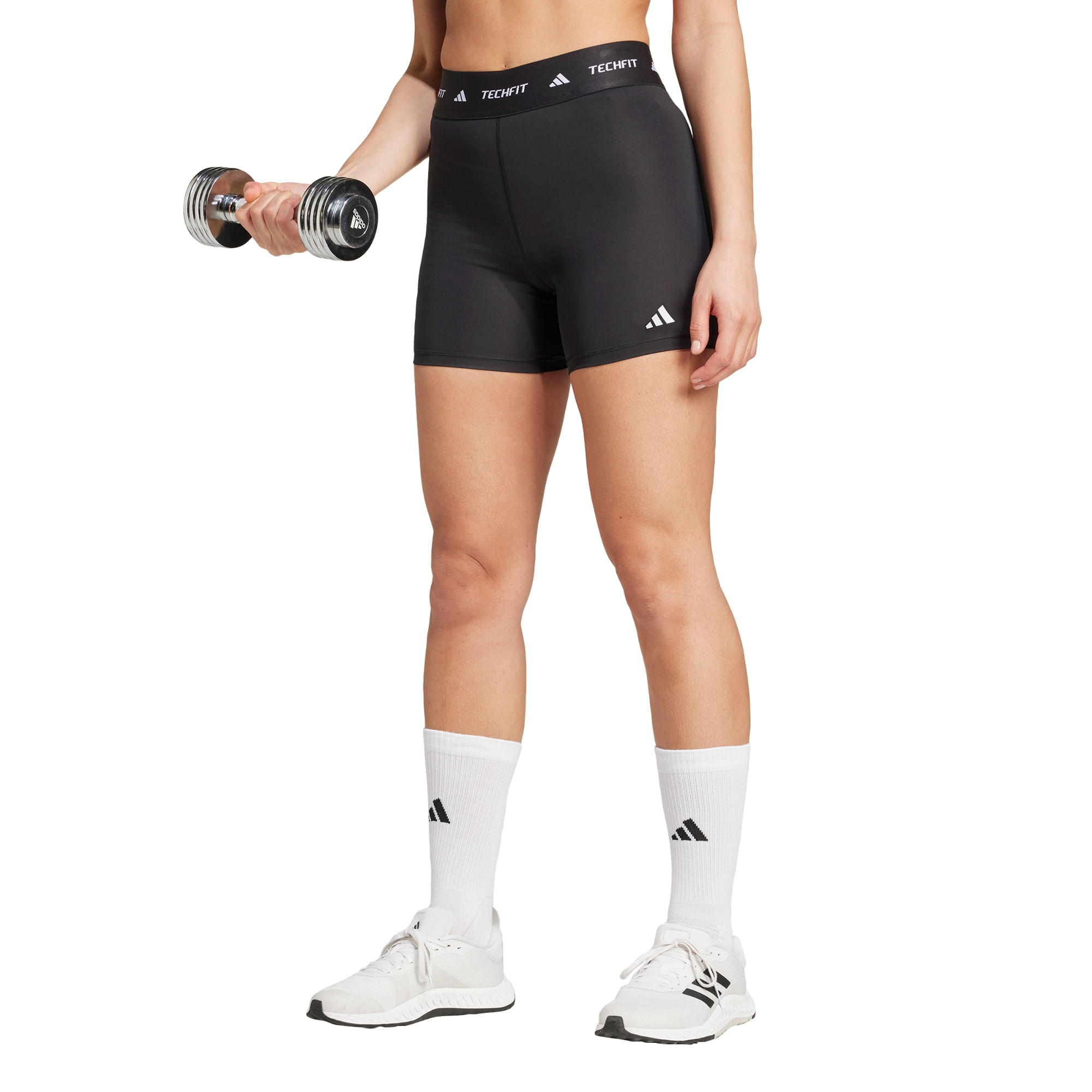 Pantalones y Calzas adidas cortas TECHFIT Mujer — imagen 2