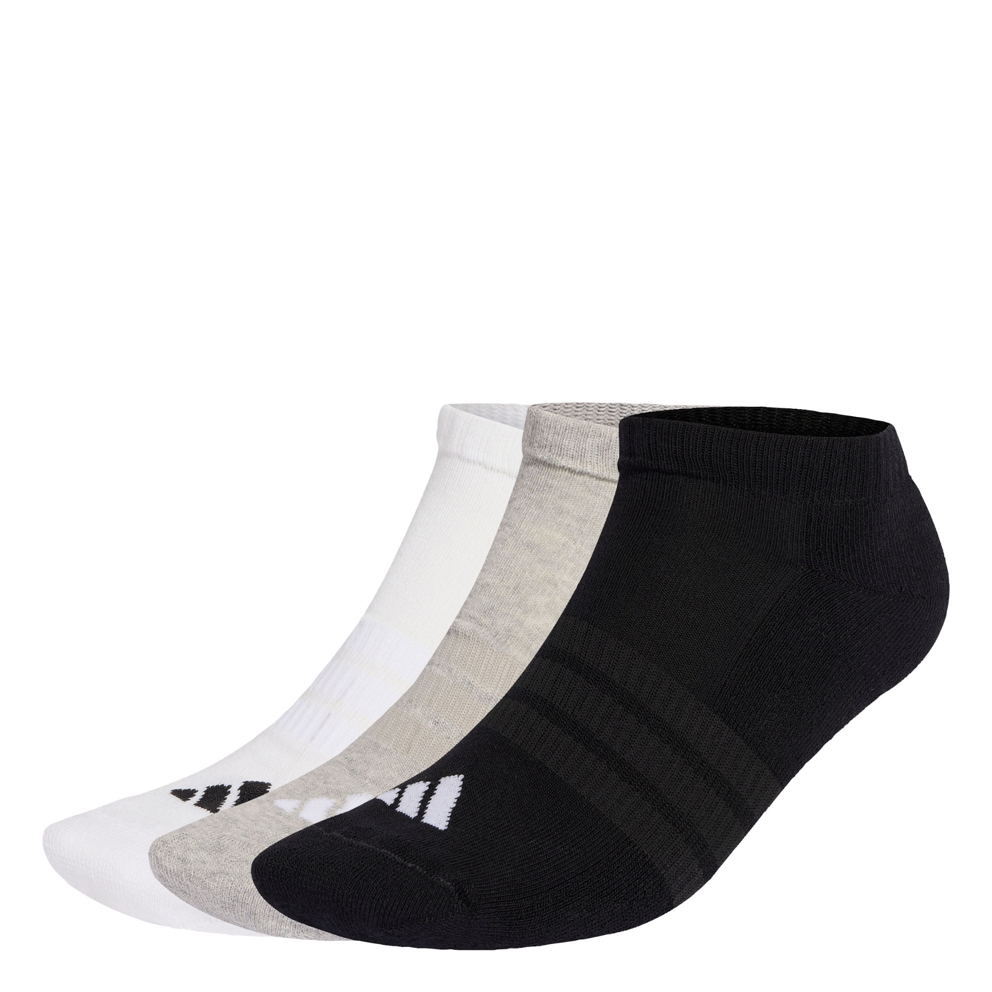 Medias adidas Paquete de 3 pares corte bajo con amortiguación Essentials Unisex