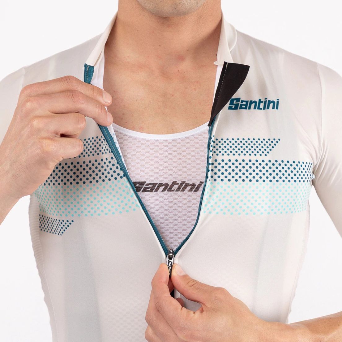 Remera De Ciclismo Santini Horizon De Hombre — imagen 5