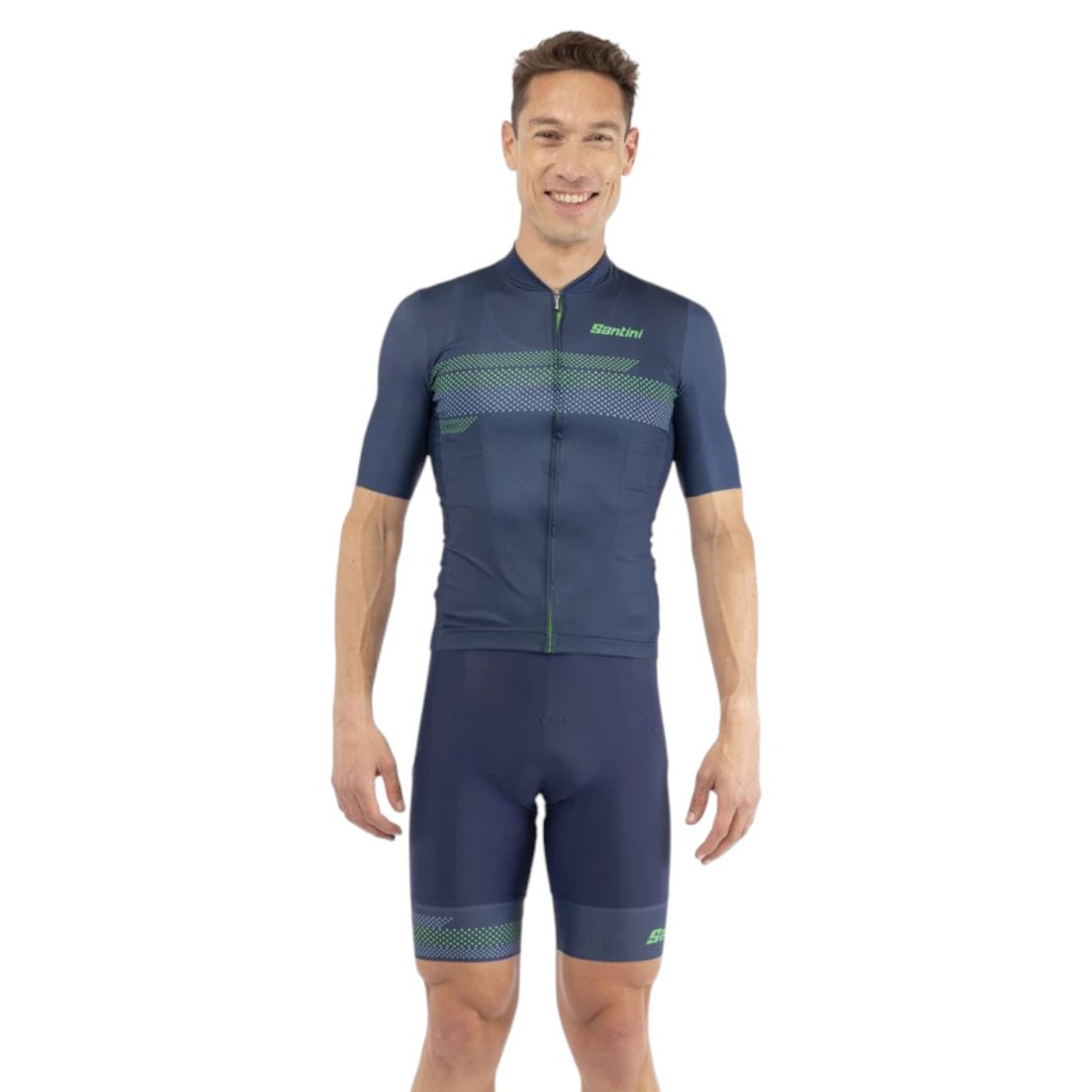 Remera De Ciclismo Santini Horizon De Hombre