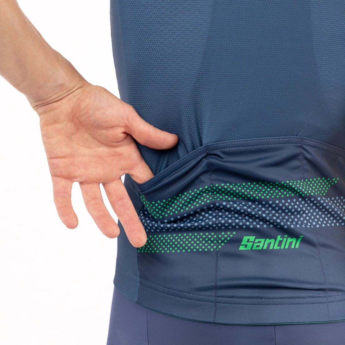 Remera De Ciclismo Santini Horizon De Hombre — imagen 8