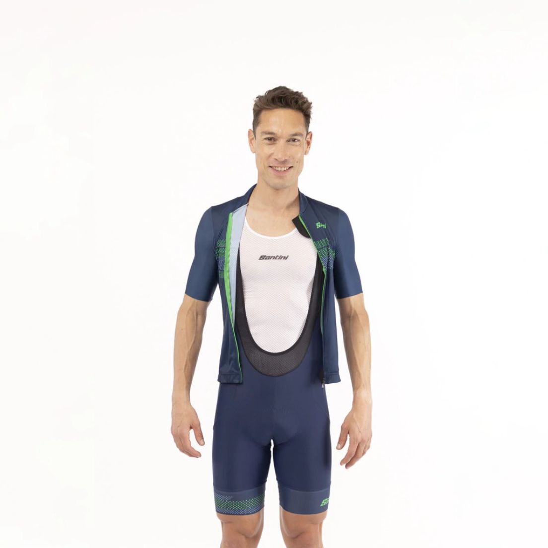 Remera De Ciclismo Santini Horizon De Hombre — imagen 9