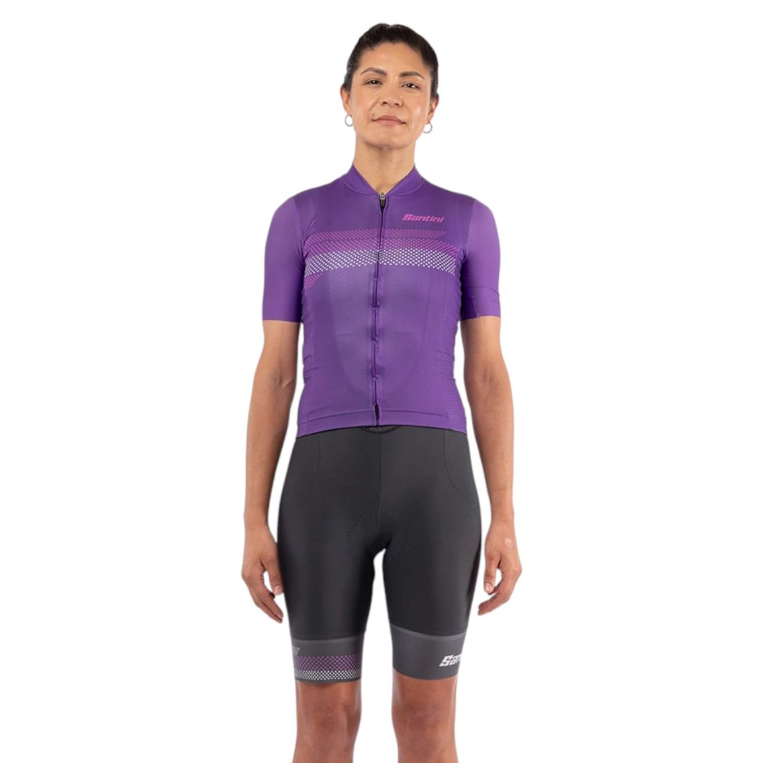 Remera De Ciclismo Santini Horizon De Mujer