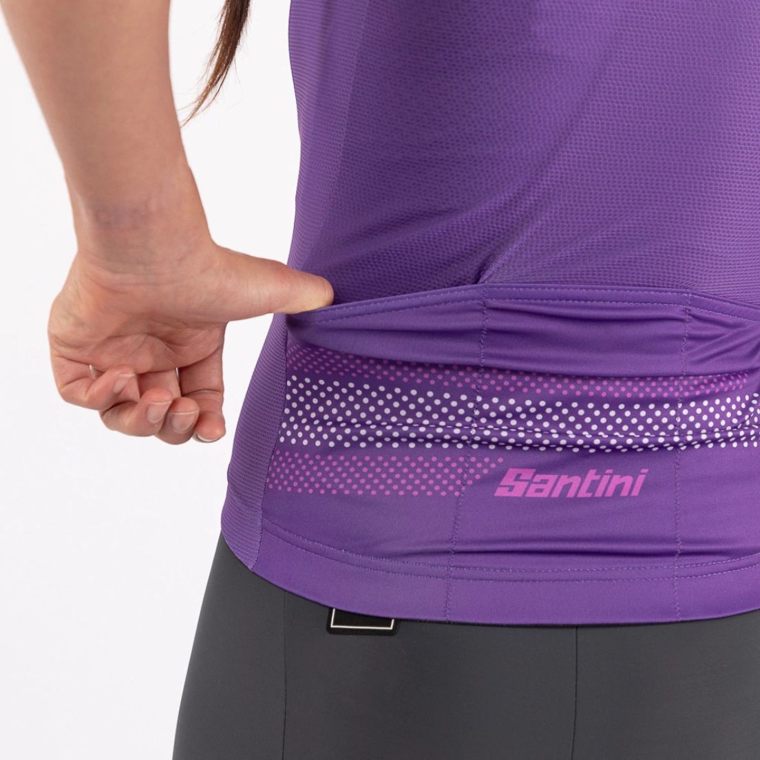 Remera De Ciclismo Santini Horizon De Mujer — imagen 6