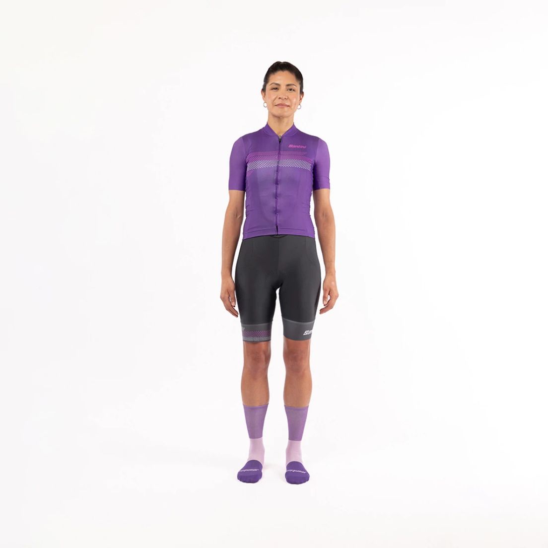 Remera De Ciclismo Santini Horizon De Mujer — imagen 7