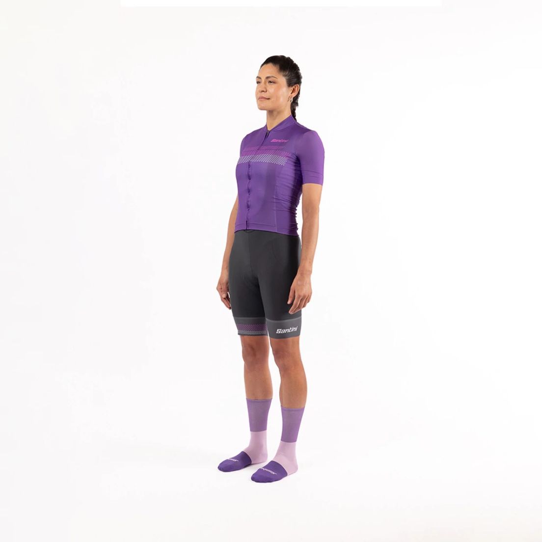 Remera De Ciclismo Santini Horizon De Mujer — imagen 8