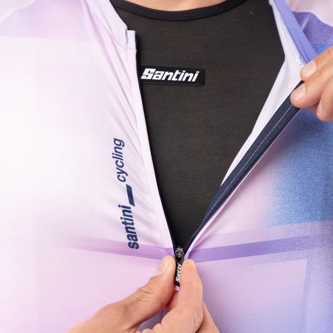 Remera De Ciclismo Santini Luce Unisex — imagen 5