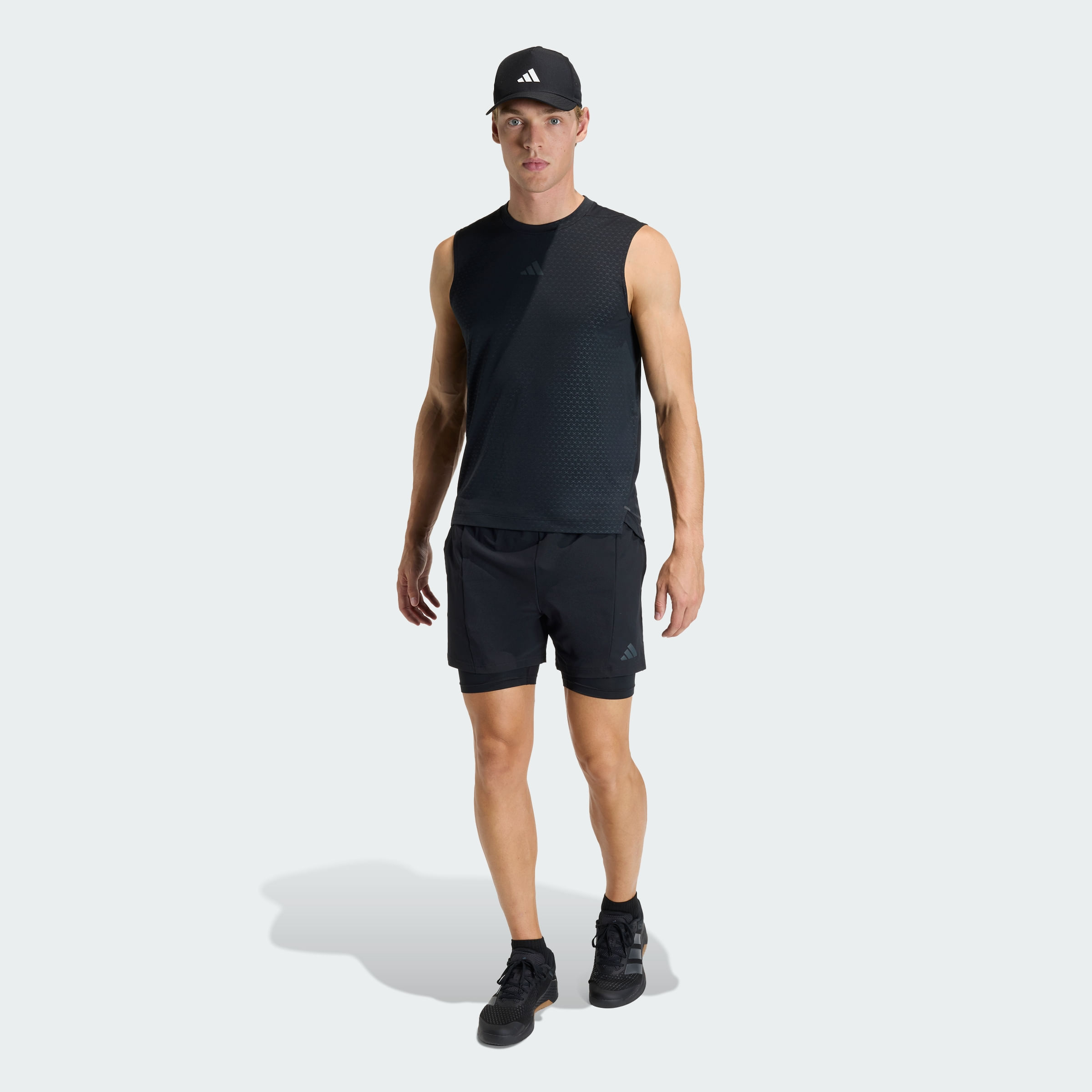 Shorts adidas CALZA D4T WORKOUT 2EN1 Hombre — imagen 4